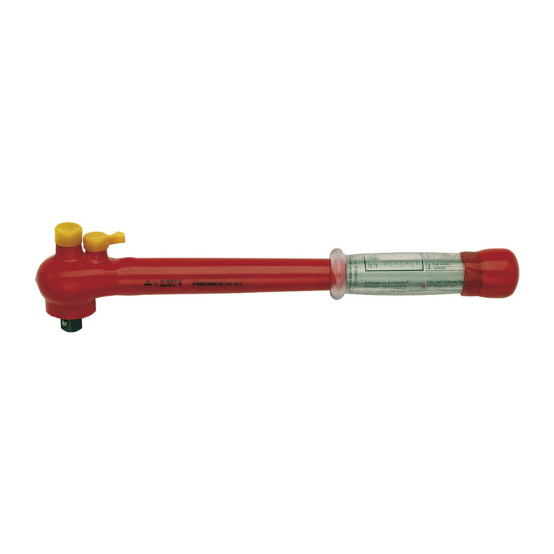 Clé dynamométrique 5-50 Nm réversible 3/8" 1000 V