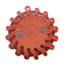 Lampada rotante arancione