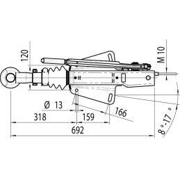 Auflaufeinrichtung AL-KO 161 S-A 950-1600kg