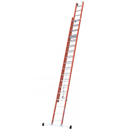 Schiebeleiter Fiberglas/Alu 2-tlg EN131