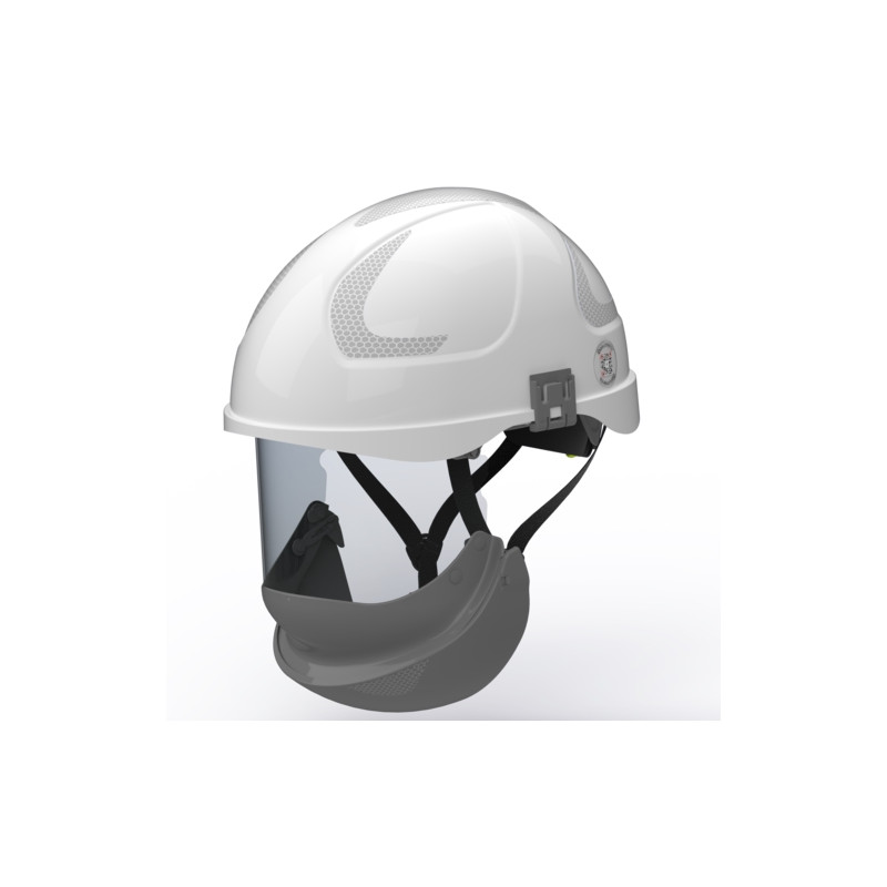 SECRA-2 E6HT Casco di protezione per elettricisti 7 kA, bianco