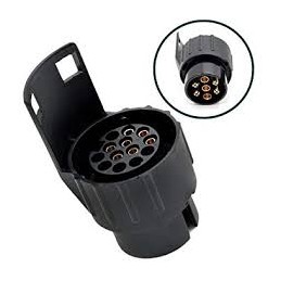 Adaptateur 7 - 13 poles (court) avec couvercle