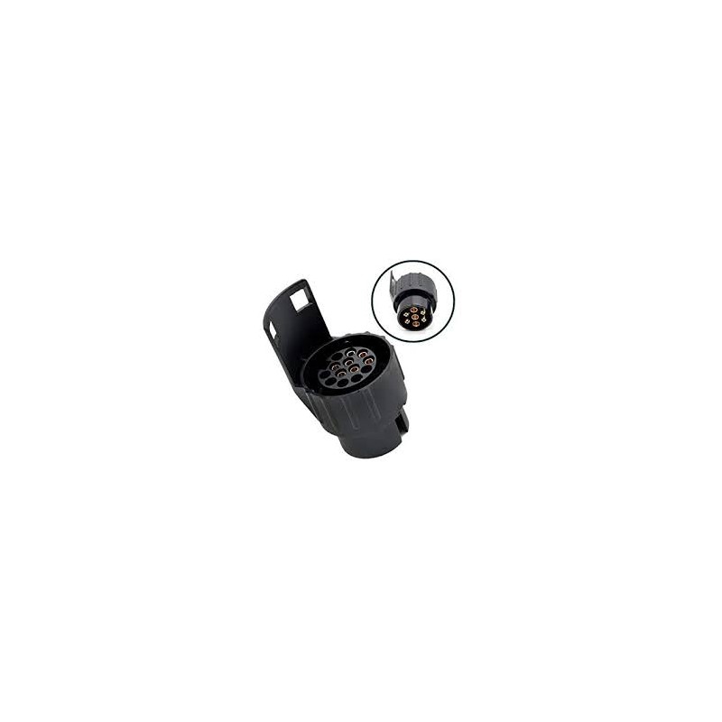Adaptateur 7 - 13 poles (court) avec couvercle
