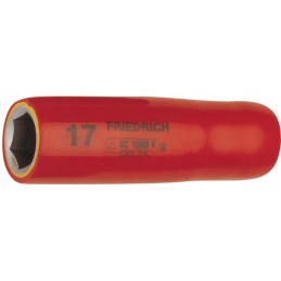 Douille 6 pans femelle longue 22 mm 3/8" 1000 V