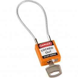 Kabel-Vorhängeschlösser verschiedenschliessend