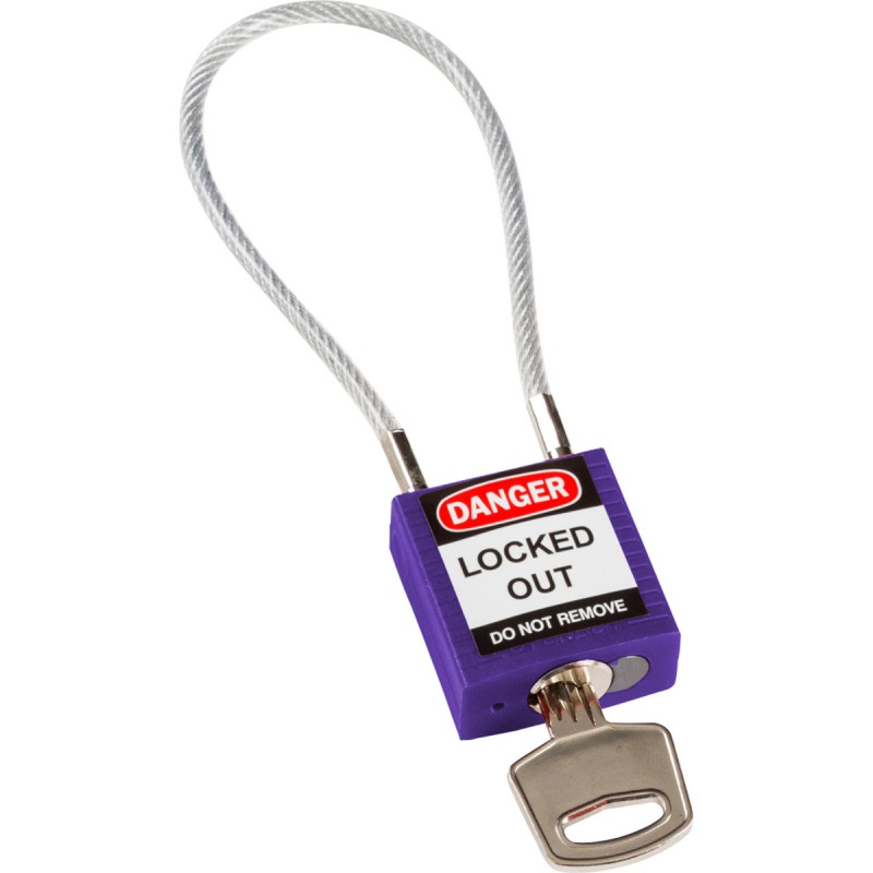 Kabel-Vorhängeschlösser verschiedenschliessend