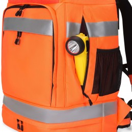 Rucksack Hi-Vis orange 65 L